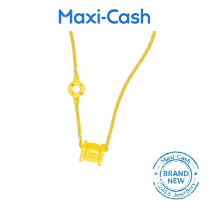 Golden Barrel Necklace in 916 Gold (6.9gm)
