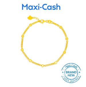 Beaded Elegance Bracelet in 999 Gold