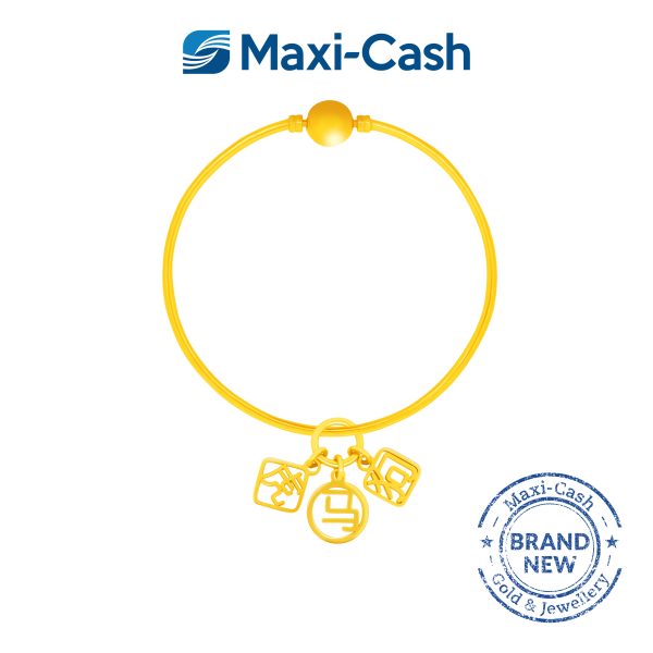 Trio Match Zodiac Fantasi Charm in 916 Gold (Tiger, Horse, Dog) - Image 2