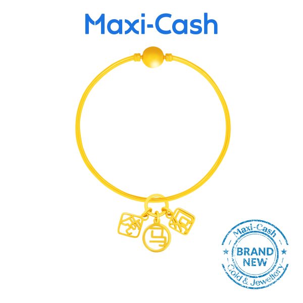 Trio Match Zodiac Fantasi Charm in 916 Gold (Tiger, Horse, Dog) - Image 2