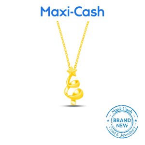 Christmas Tree Necklace in 916 Gold