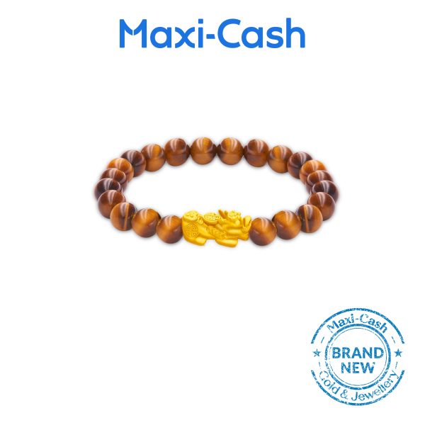 Golden Pixiu Bracelet in 999 Gold