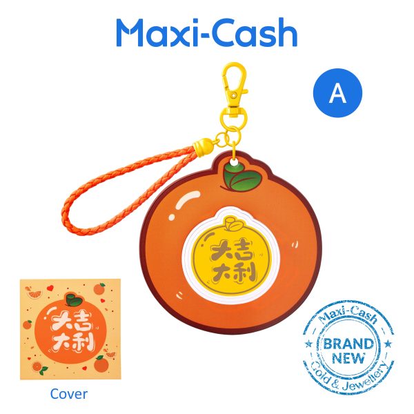 Lucky Fruits Keychain in 999 Gold [Mix & Match: Bundle of 2] - Image 2