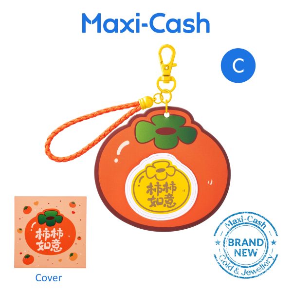Lucky Fruits Keychain in 999 Gold [Mix & Match: Bundle of 2] - Image 4