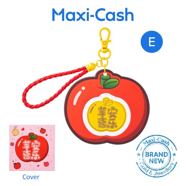 Lucky Fruits Keychain in 999 Gold [Mix & Match: Bundle of 2] - Image 6