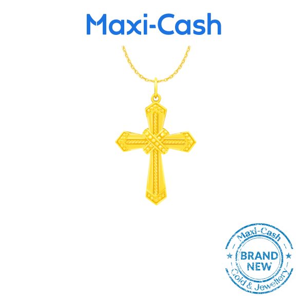Golden Faith Pendant in 916 Gold