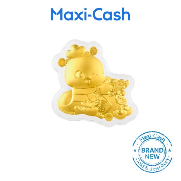 Money Pot Snake Coin in 999 Gold