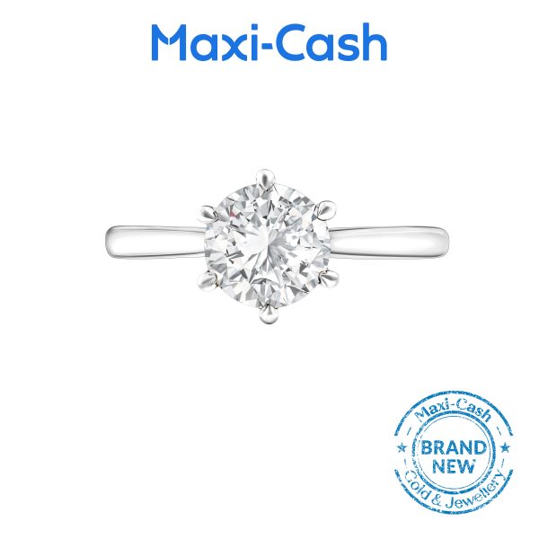 True Carat Diamond Enchant Ring in 18K White Gold