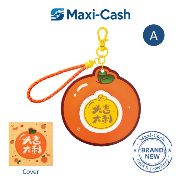 Lucky Fruits Keychain in 999 Gold [Mix & Match: Bundle of 2] - Image 2