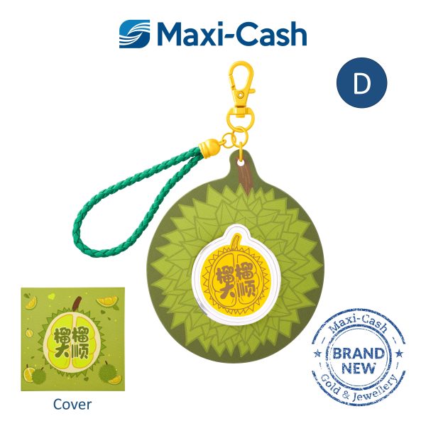 Lucky Fruits Keychain in 999 Gold [Mix & Match: Bundle of 2] - Image 5