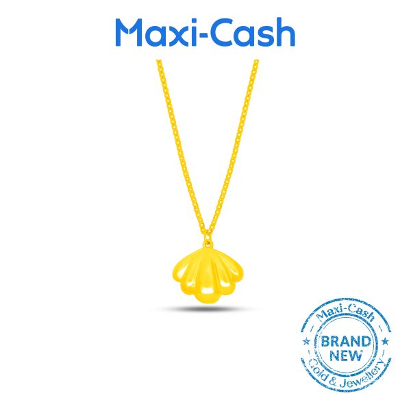 Mermaid's Treasure Necklace in 916 Gold