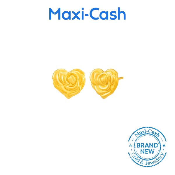 Rosé Enchantment Earrings in 999 Gold