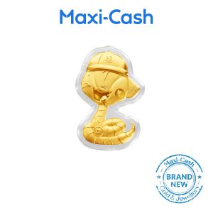 MediaCorp 嘻哈蛇 Xī Hā Shé 999 Pure Gold Coin (Snake-Shape) in 999 Gold