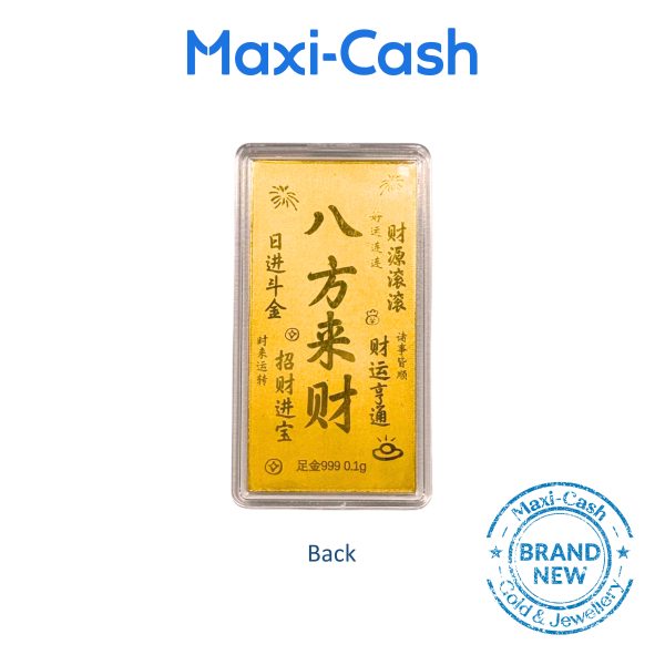Fortune Coming From All Corners (Snake) Gold Bar in 999 Gold - Image 2