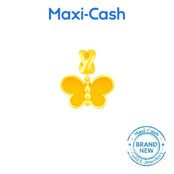Butterfly Fantasi Charm in 916 Gold
