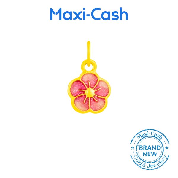 Sweet Sakura Flower Fantasi Charm in 999 Gold
