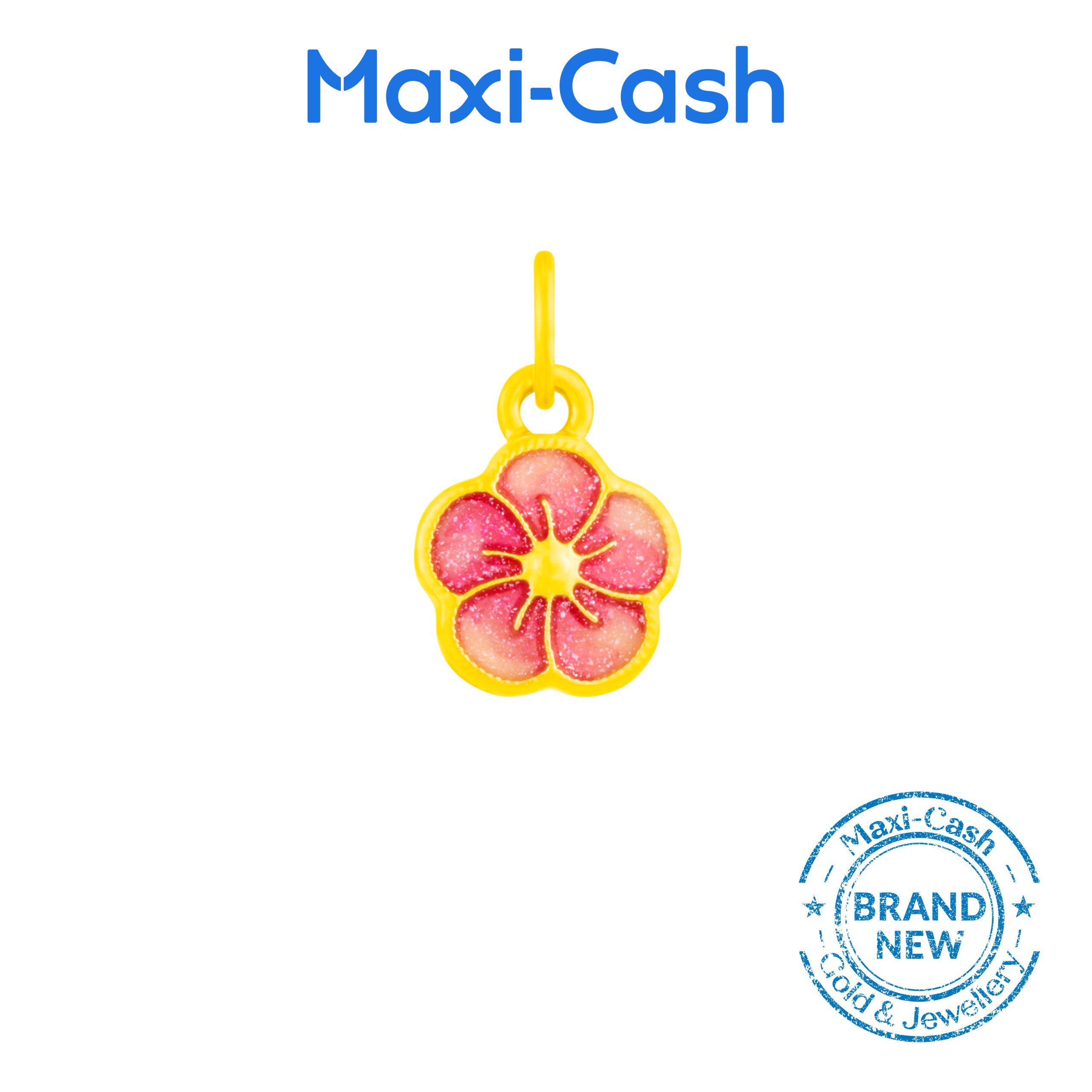 Sweet Sakura Flower Fantasi Charm in 999 Gold