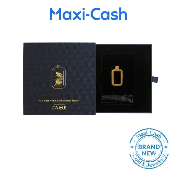 PAMP Suisse Lady Fortuna Gold Bar in 999 Gold (10gm) with Stainless Steel Pendant Frame - Image 2