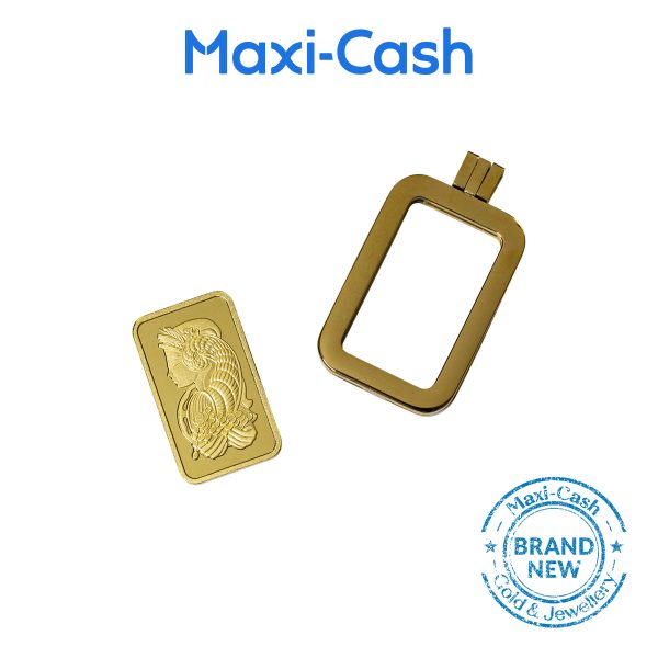 PAMP Suisse Lady Fortuna Gold Bar in 999 Gold (10gm) with Stainless Steel Pendant Frame - Image 4