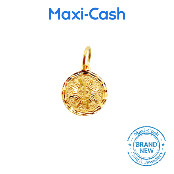 Sailor's Medallion Pendant in 916 Gold