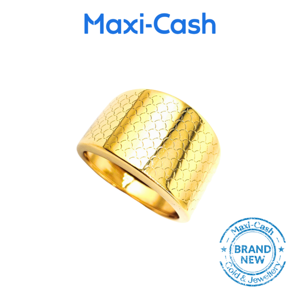 Mode Ring in 916 Gold