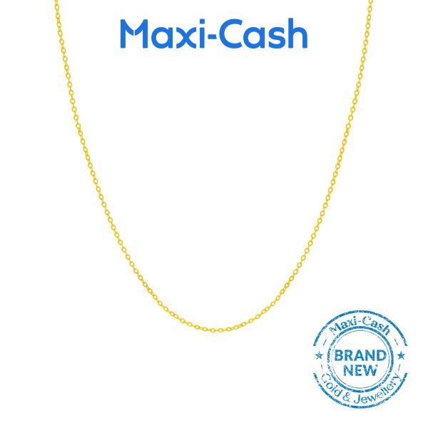 Classic Small Link Anchor Chain in 916 Gold
