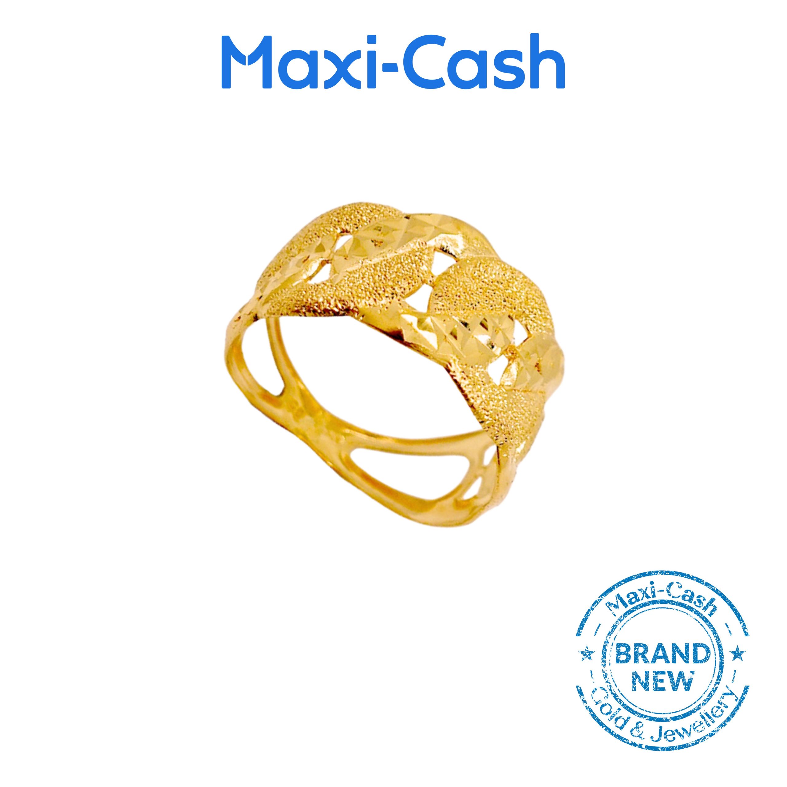 Lattice Ring in 916 Gold