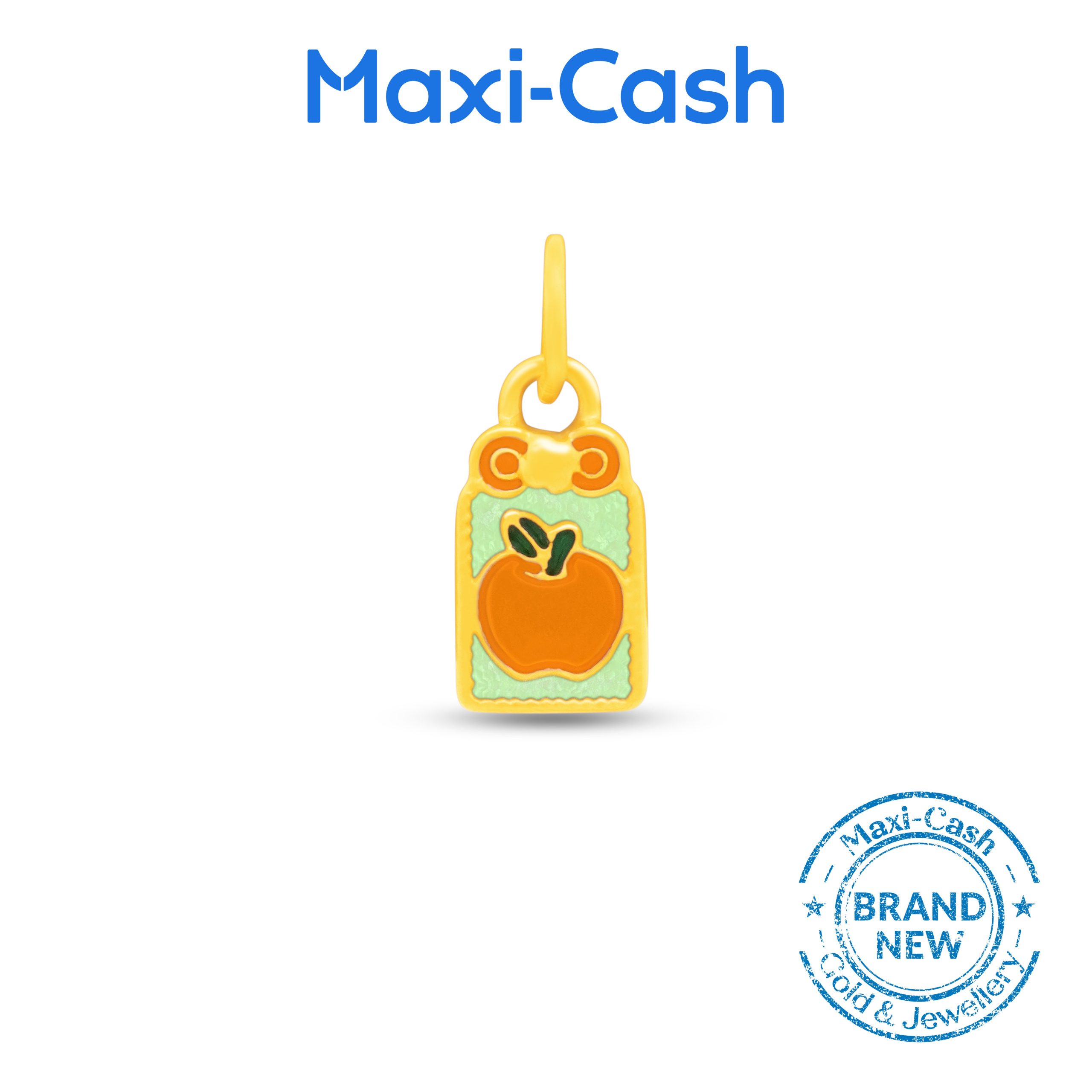 Golden Peace & Wealth Fantasi Charm in 999 Gold