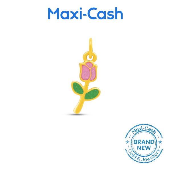 [Mom's Day Exclusive] Blossoming of Wealth and Fortune Charms in 999 Gold Bundle Deal - Image 3