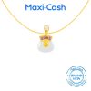 Golden Fortune Nephrite Pendant in 999 Gold