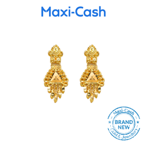 Delhi Radience Drop Earrings in 916 Gold