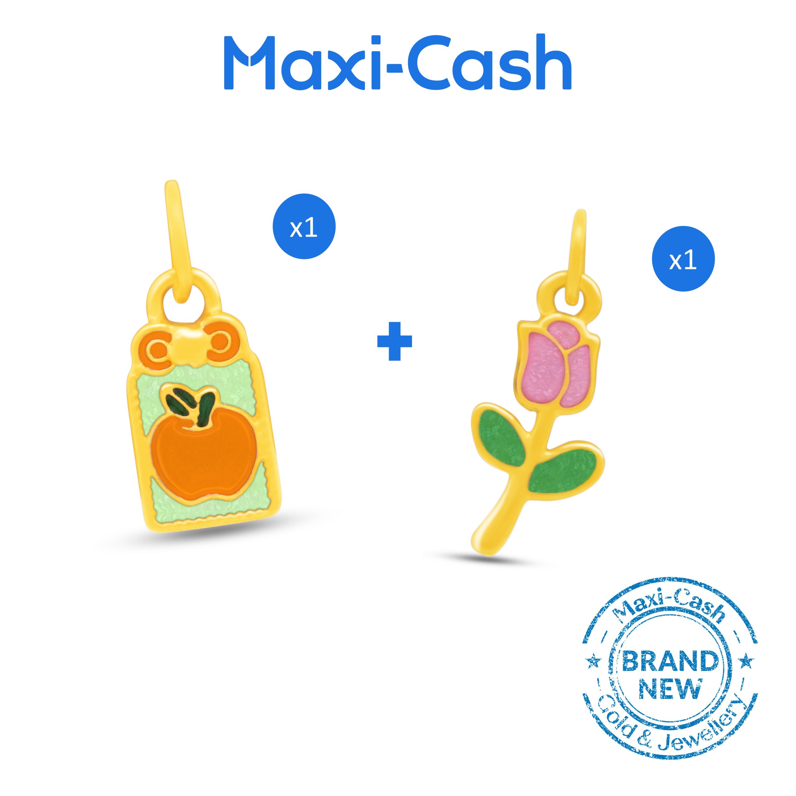 [Mom’s Day Exclusive] Blossoming of Wealth and Fortune Charms in 999 Gold Bundle Deal