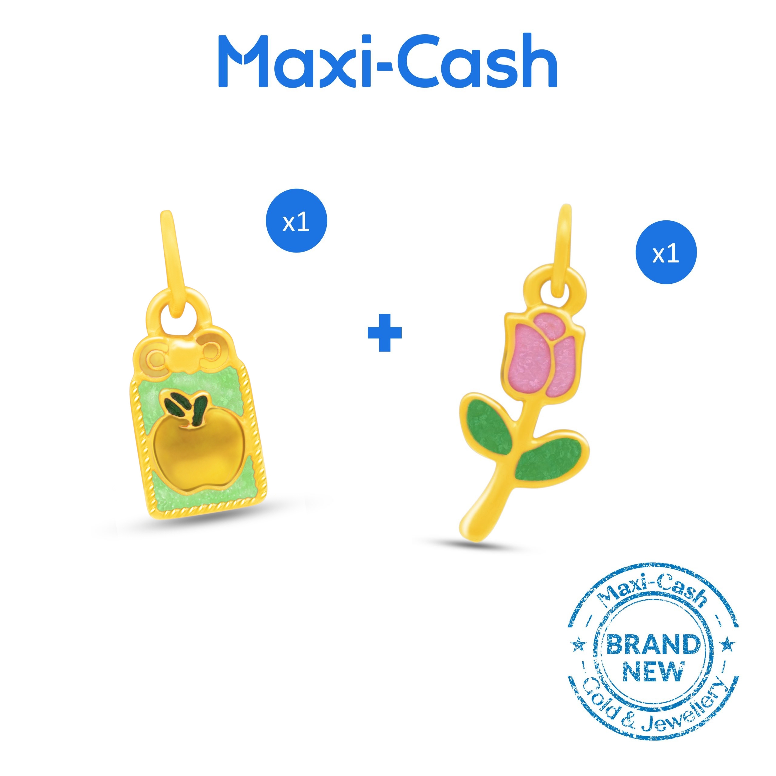 [Mom’s Day Exclusive] Blossoming of Wealth and Fortune Charms in 999 Gold Bundle Deal