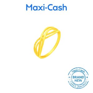 Crossover Ring in 916 Gold
