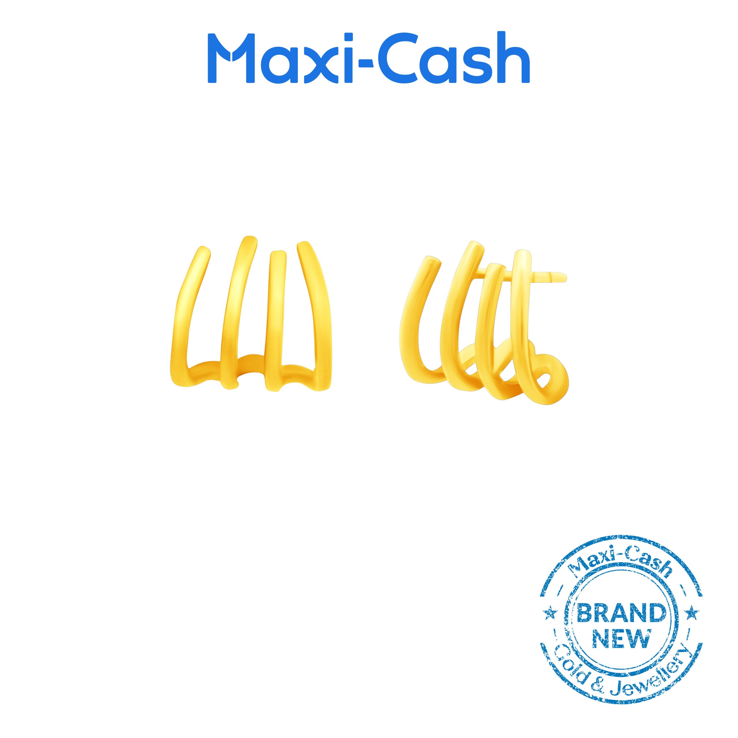 Embrace Earrings in 916 Gold