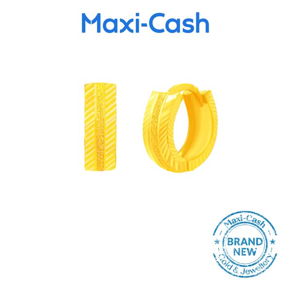 Classic Hoop Earrings in 916 Gold
