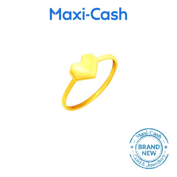 Grace Heart Ring in 916 Gold