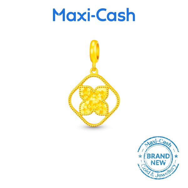 Golden Blossom Pendant in 916 Gold - Image 2