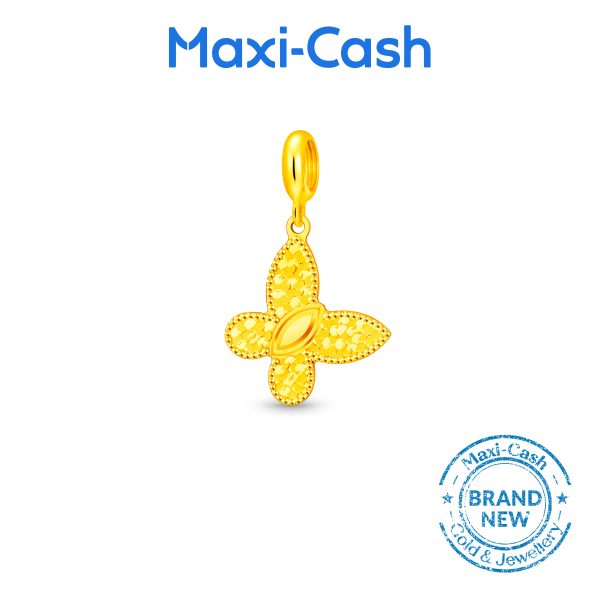 Butterfly Joy Pendant in 916 Gold - Image 2