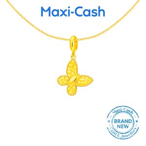 Butterfly Joy Pendant in 916 Gold