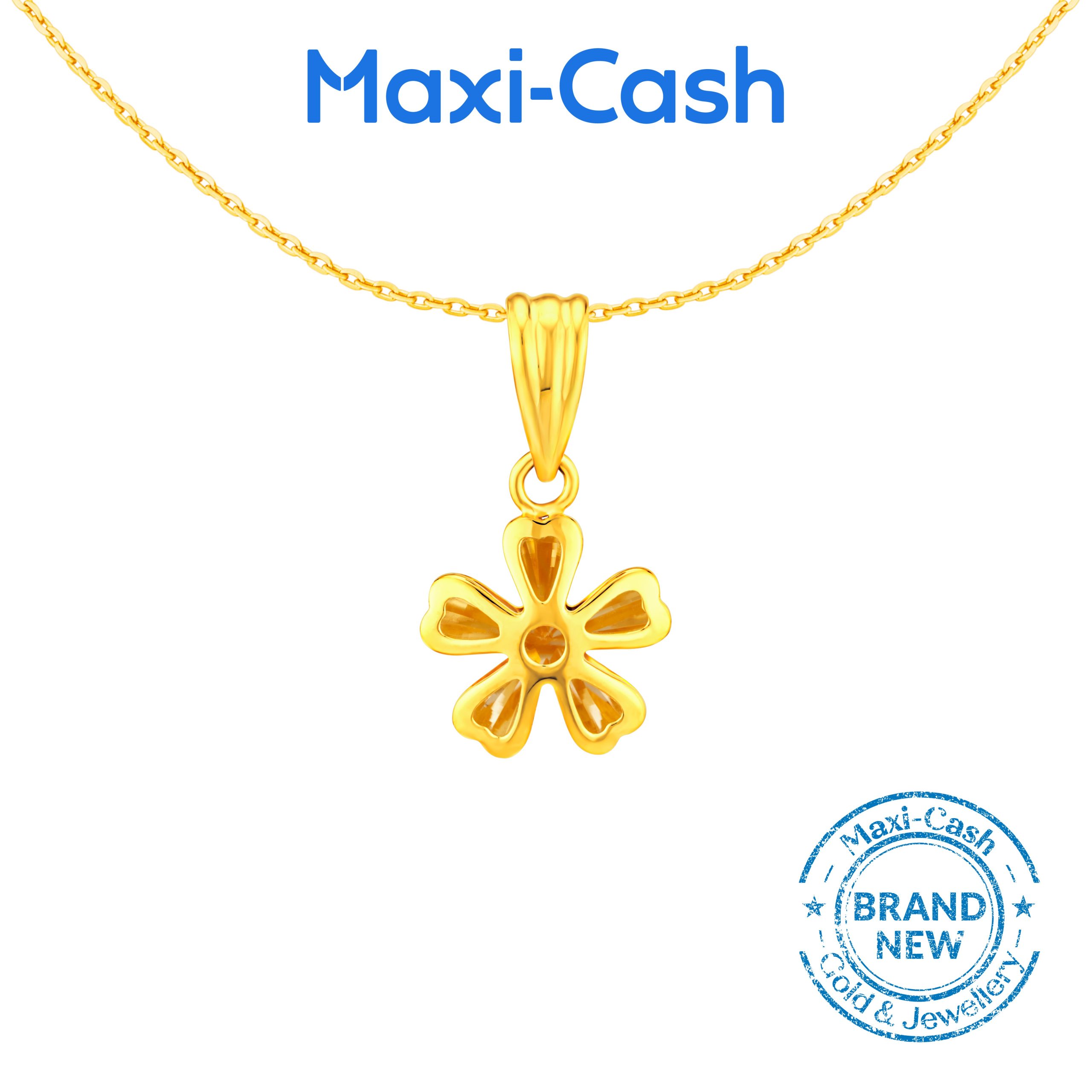 Joyful Daisy Pendant in 916 Gold