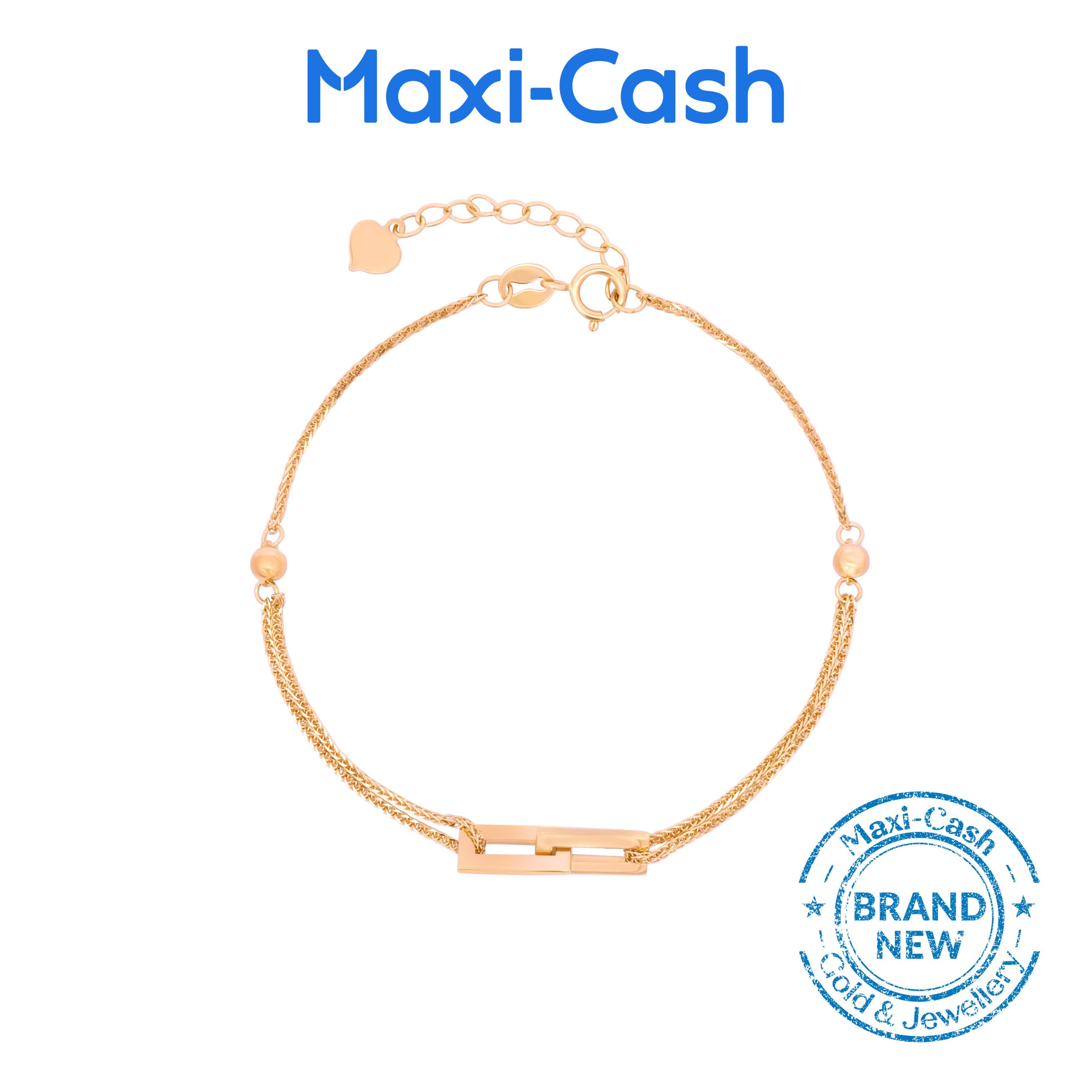 Harmonious Weave Bracelet in 18K Rose Gold