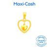 Amore Beads Pendant in 916 Gold - Image 2