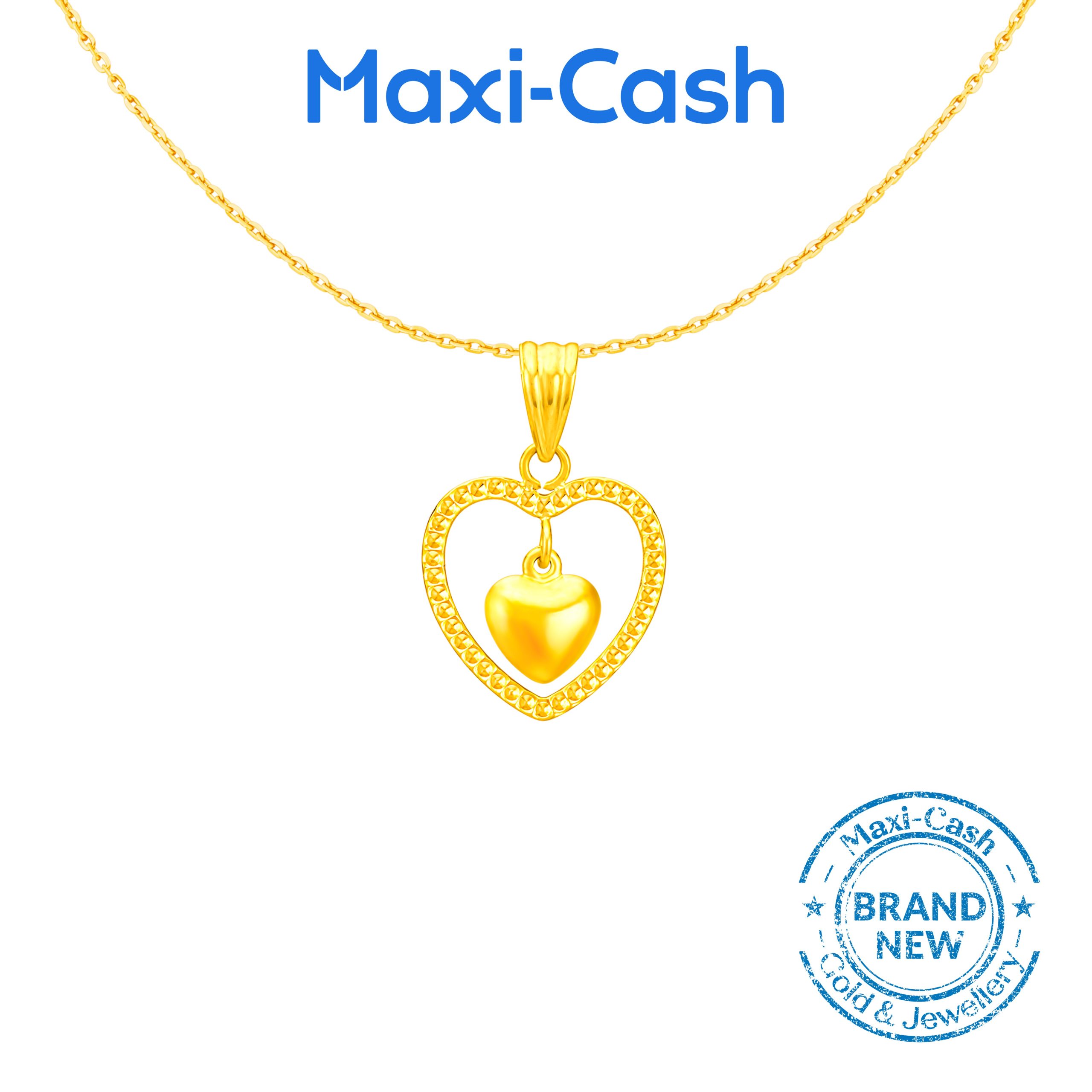 Amore Beads Pendant in 916 Gold