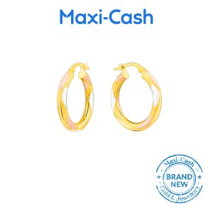 Trinity Loop Tinkles Earrings in 18K Yellow Gold