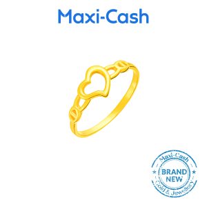 Viva Heart Ring in 916 Gold