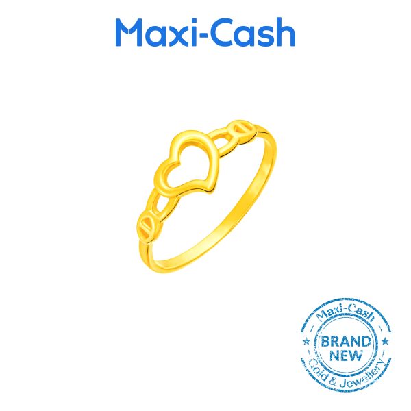 Viva Heart Ring in 916 Gold