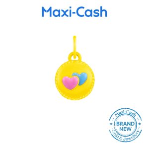 Heart to Heart Fantasi Charm in 999 Gold