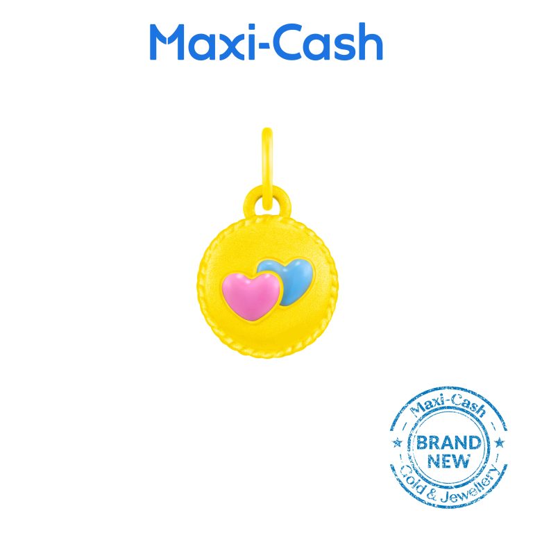 Heart to Heart Fantasi Charm in 999 Gold