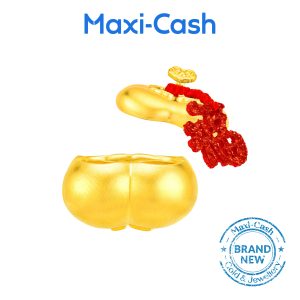 Golden Persimmon Pot in 999 Gold